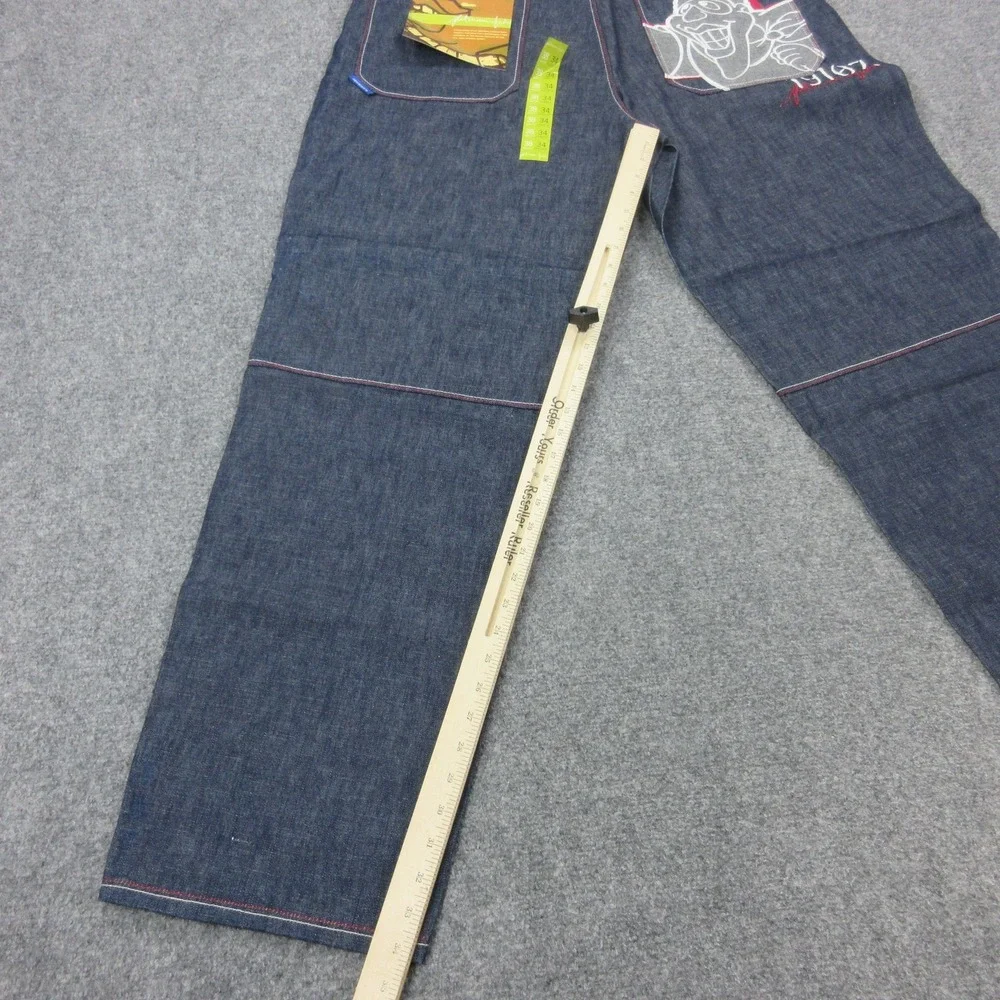 Vintage Platinum FUBU Jeans Mens 38x34 Relaxed Straight Fat Albert Denim Y2K‎